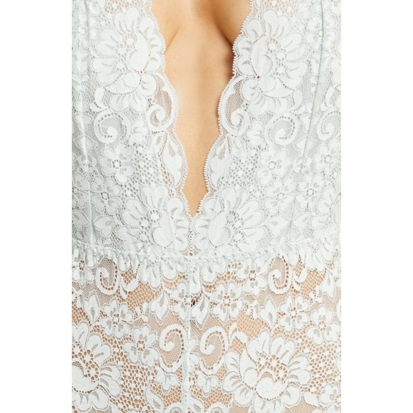 NWT We Are HAH Comin' In HAHt Lace Bodysuit - Something Blue - Picture 6 of 8